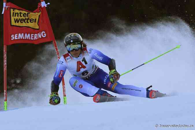 Italian skier Brignone wins World Cup GS, gets 1st victory for her team in Austrian event since 2002