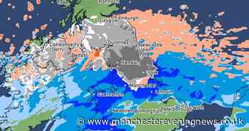 New Met Office weather map shows 280-mile band of snow covering UK in days