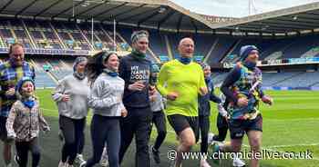 Scottish First Minister John Swinney supports Doddie Weir charity