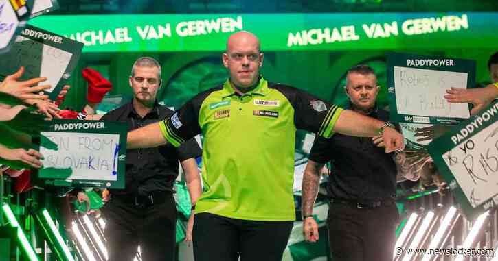 Van Gerwen trekt stand in sets gelijk tegen Dolan, straks nog Littler tegen White