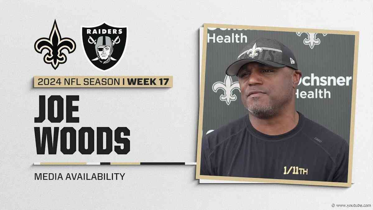 Joe Woods on Brock Bowers, tackling | New Orleans Saints