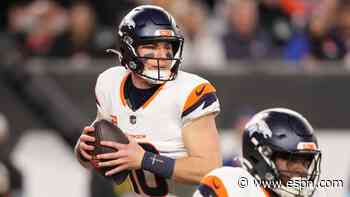 Nix-Sutton combination gets Broncos even with Bengals in third quarter