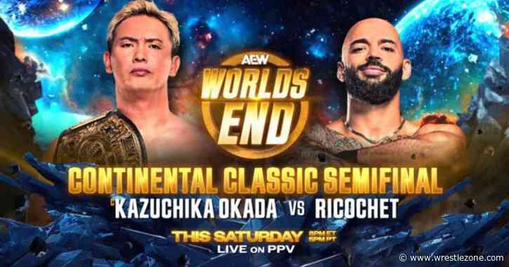 AEW Worlds End: Kazuchika Okada vs. Ricochet Result