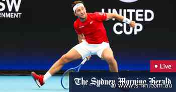 United Cup LIVE updates: Ruud takes the first set in dramatic tiebreak, play begins in Perth