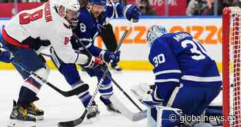 Caps clip Leafs 5-2, Ovechkin scores in return