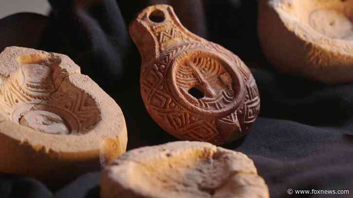 'Extremely rare' ancient oil lamp with 1,700-year-old soot marks discovered buried in Jerusalem