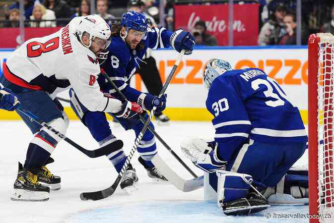 Capitals clip Maple Leafs 5-2, Alex Ovechkin scores in return from injury