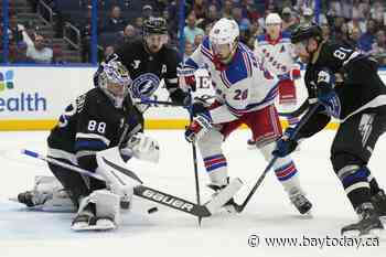 Point and Kucherov lead surging Lightning to 6-2 win over reeling Rangers