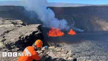 Toddler nearly runs off cliff at Hawaii volcano