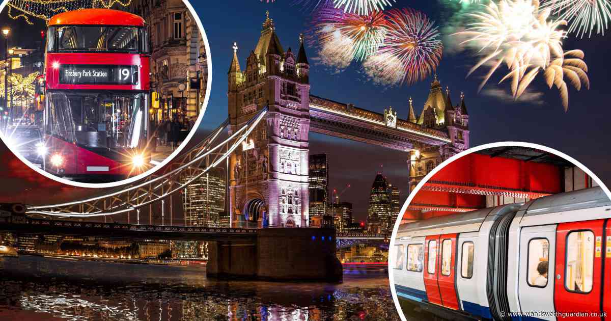 The TfL changes that could affect you over New Year's in London - Full timetable