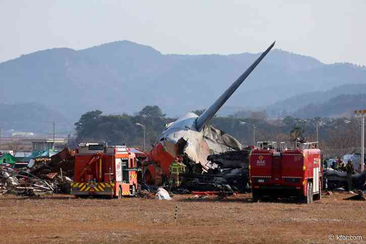 Plane burst into flames after skidding off runway at an airport in South Korea, killing at least 127