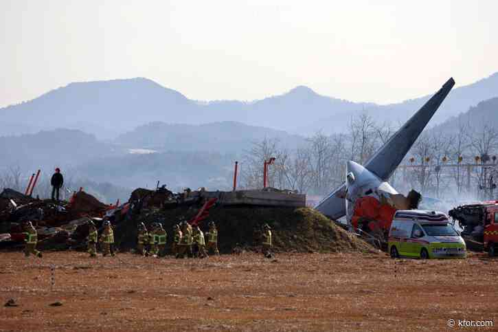 Plane burst into flames after skidding off runway at an airport in South Korea, killing at least 176