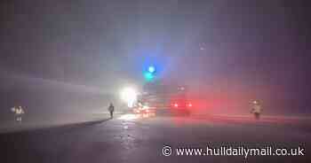 Bridlington RNLI volunteers battle through thick fog to evacuate ill man miles out at sea