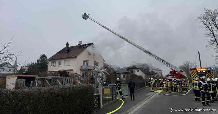 Feuer in Dachgeschosswohnung in Ebing bei Rattelsdorf