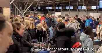 Passengers stranded after ski holiday as weather causes flight chaos to Manchester