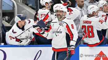 Ovechkin resumes pursuit of Gretzky's record with empty-net goal against Leafs in return from injury