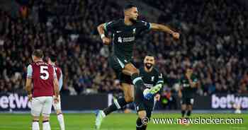 Liverpool scoort al vier keer tegen matig West Ham United, Slot gunt Gakpo en Gravenberch rust