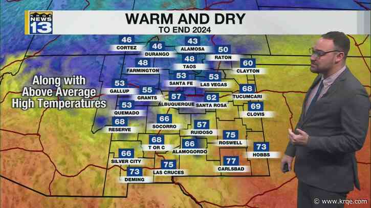 Mild and dry with gusty winds