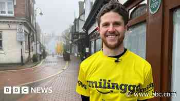 Charity runner near end of year of daily marathons