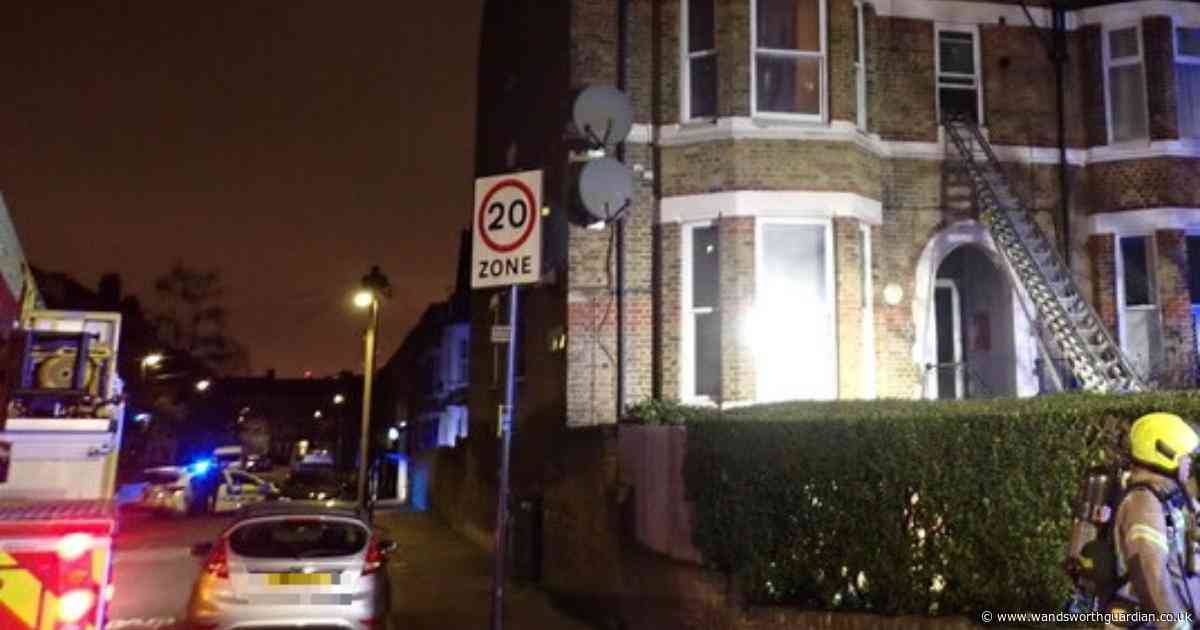 Four people taken to hospital after being rescued from flat fire in Brixton