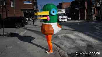 Have you spotted this 6-foot-tall duck wandering Montreal's streets?