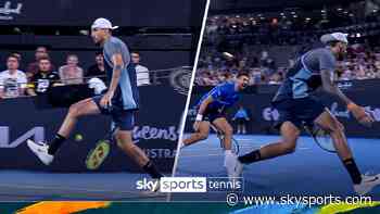 'Djokovic enjoyed that!' | Kyrgios wins 'incredible' point with tweener lob!