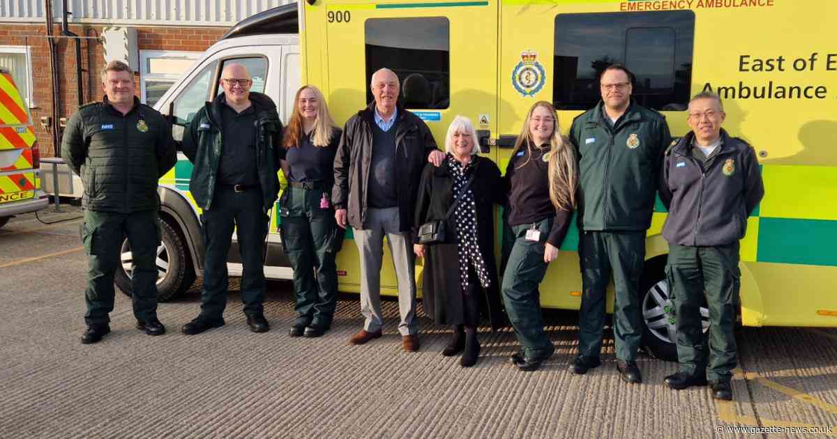 Hero first responder saves man's life after severe cardiac arrest in Essex