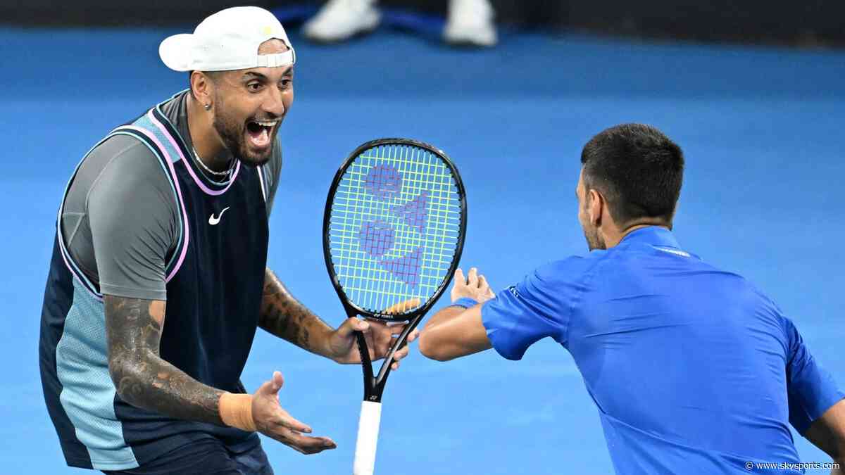 Kyrgios wins alongside Djokovic in doubles on tennis return