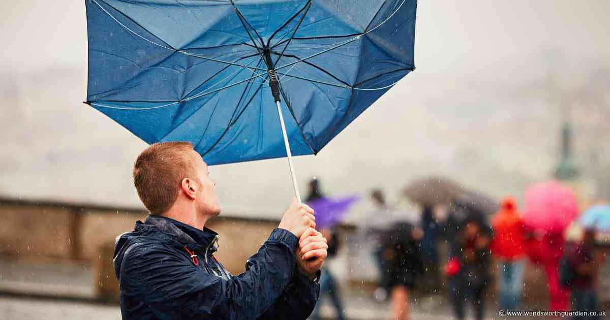 London hit with yellow weather warning for wind on New Year’s Day