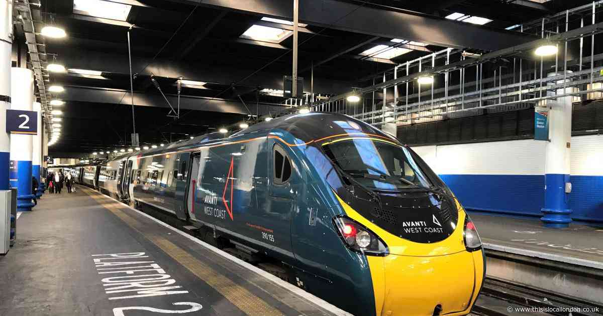 London passengers warned of Avanti West Coast train strikes around New Year’s Day