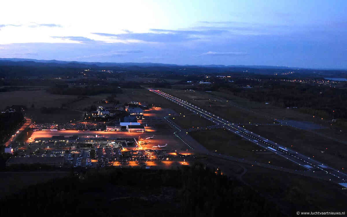 Luchthaven Sandefjord weer open na incident met KLM-vliegtuig