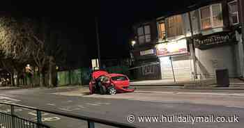 Two arrested after Beverley Road crash following 'short police pursuit'