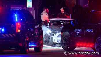 Parker County pursuit ends in crash in downtown Fort Worth