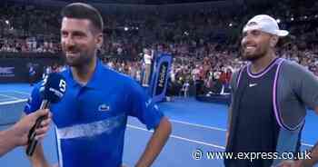 Novak Djokovic pokes fun at Nick Kyrgios as Aussie wows crowd in Brisbane win