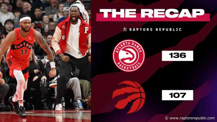 Toronto drops NBA-worst 10th straight game in loss to Atlanta Hawks