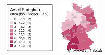 Fertigbau-Anteil erreicht mit 26% Allzeithoch