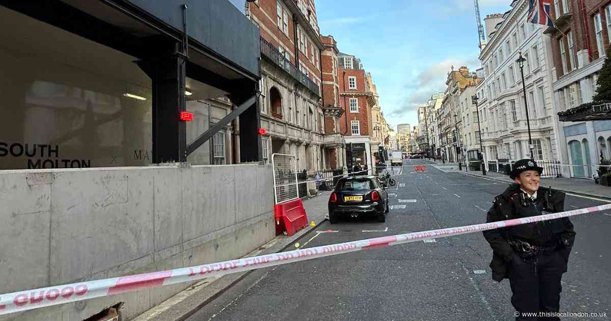 Man, 36, fighting for life after stabbing on major central London street