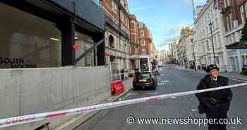 Man, 36, fighting for life after stabbing on major central London street