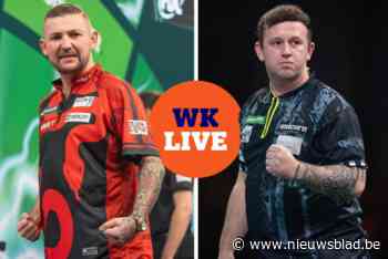 LIVE WK DARTS. Van den Bergh-killer Callan Rydz stoot door naar kwartfinale, Nathan Aspinall als laatste aan de bak in middagsessie