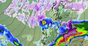 Weather maps show when snow could hit North East as region gets set for a cold New Year