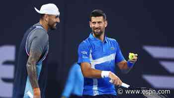 Djokovic, Kyrgios win in Brisbane doubles debut