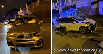 Images show horrific damage after early hours car crash in Catford