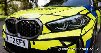 Vehicle crashes into lamppost in North Yorkshire town – crews called to scene