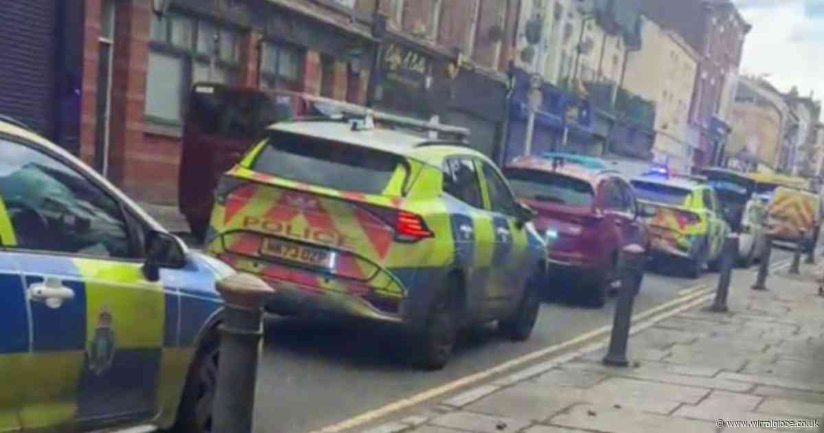 Police attacked and man arrested during incident in Birkenhead