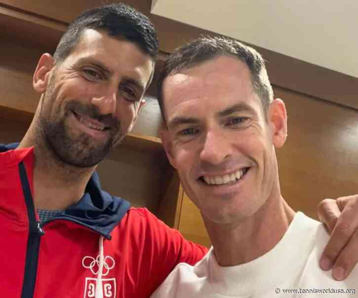 Novak Djokovic with Andy Murray: no matter what happens 'cause it will be a success