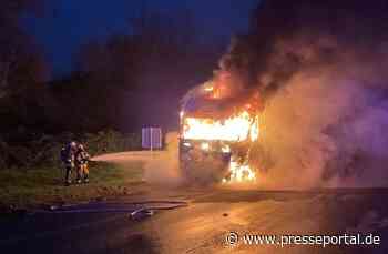 FW-DO: LKW-Brand auf B236-Abfahrt