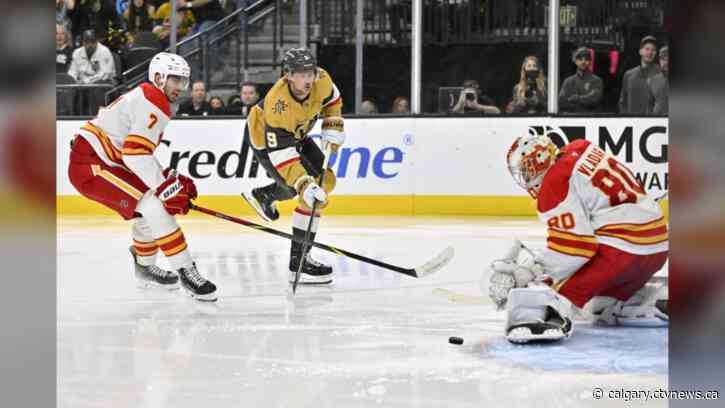 Samsonov stops 31 shots as Golden Knights earn sixth straight win, 3-0 over the Flames