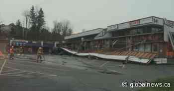 Cause of fire, possible explosion at B.C. strip mall remains under investigation