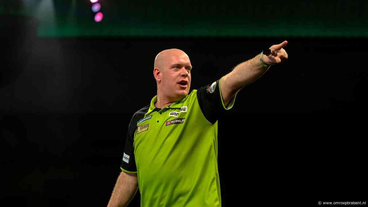 Van Gerwen bij beste acht van de wereld na derde winst op WK