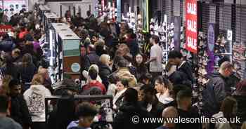 Screaming, crying and fights at shopping centre as people are trapped in car park for FIVE hours